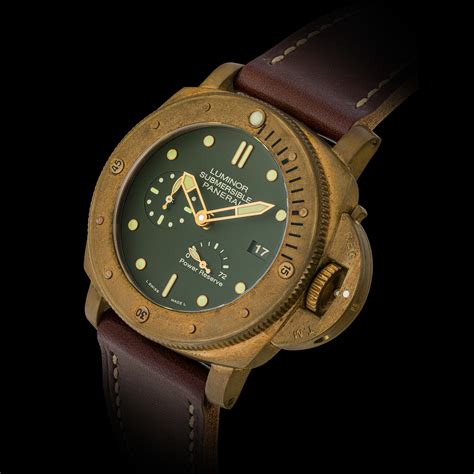 panerai submersible bronze limited edition|Panerai submersible marina militare.